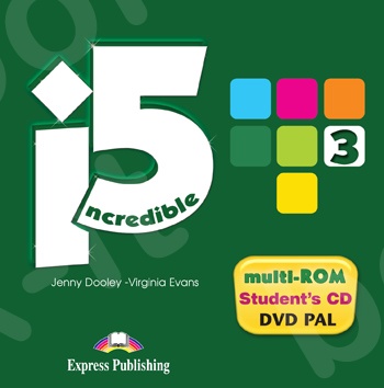 Incredible 5 (I5) - 3 - multi-ROM (Student's Audio CD / DVD  - (Νέο !!)