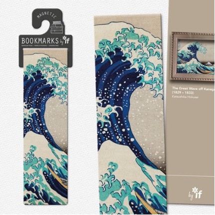 If Σελιδοδείκτης Classics Magnetic (The Great Wave)