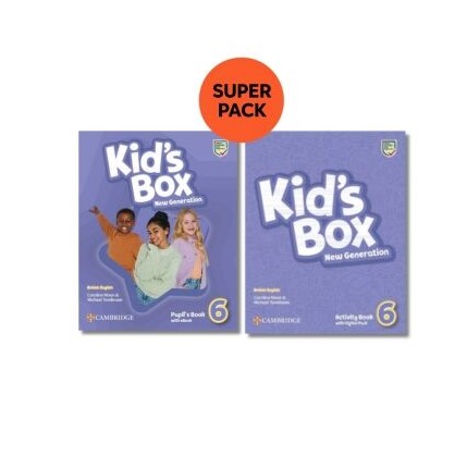 Kid's Box New Generation 6 - Super Pack (Student's +Workbook) British Revised Edition