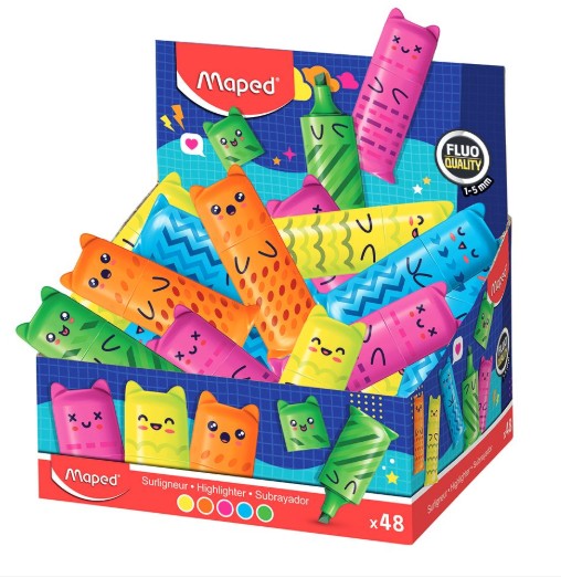 Maped Mini Fluo Kawaii Υπογραμμιστής Mini