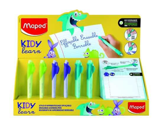 Maped Στυλό Roller Kidy Learn Magic που Σβήνει 0.7mm (Green  Chameleon)