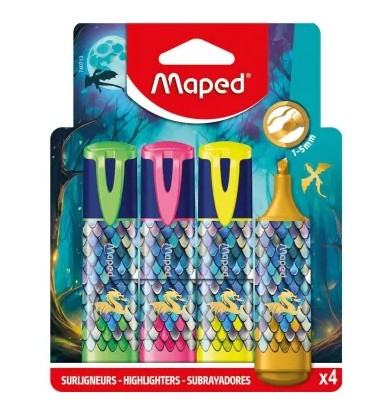 Maped Υπογραμμιστής Kids Dragon (Σετ 4 χρωμάτων)