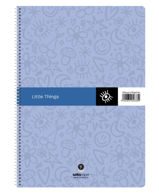 Salko Τετράδιο Σπιράλ Litle Things (21x29/180σελ. 3θ)