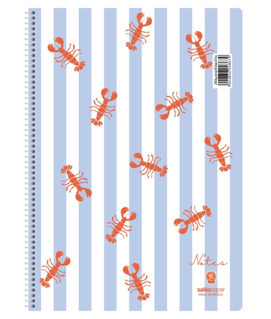 Salko Τετράδιο Σπιράλ Notes (17x25/60σελ. 1θ)