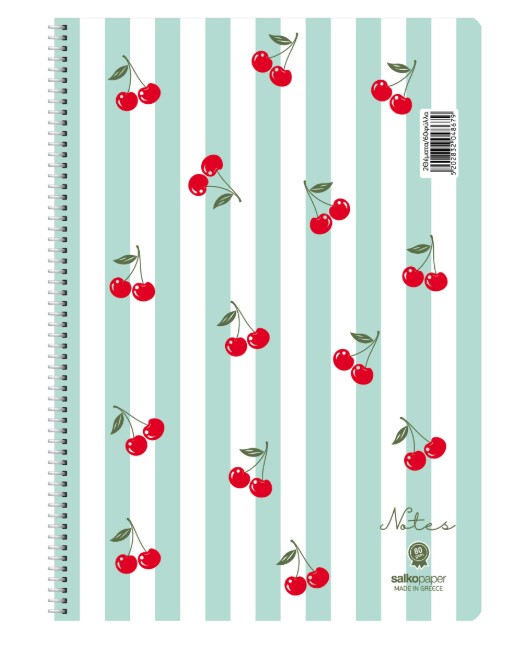 Salko Τετράδιο Σπιράλ Notes (17x25/180σελ. 3θ) Salko Τετράδιο Σπιράλ Notes (17x25/180σελ. 3θ)