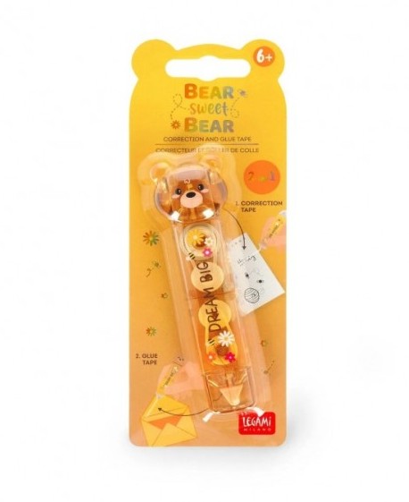Legami Milano Διορθωτική Ταινία και Κόλλα 2 in 1 (Teddy Bear) - Legami Milano