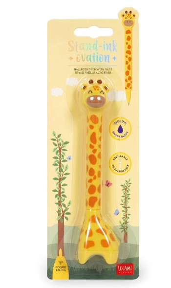 Legami Milano Στυλό με Βάση ''Stand-Ink Ovation'' Giraffe