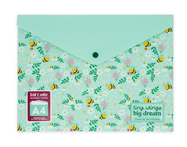Legami Milano Φάκελος Εγγράφων Α4 ''Fold & Order'' Bee