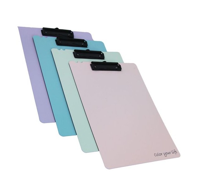 Skag Foam Clipboard A4 Παστέλ με Κλιπ (4 Χρώματα)
