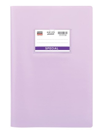 Typotrust Τετράδιο Εξηγήσεων ''Special Pastel'' Ριγέ Β5, 50Φ (Μωβ)