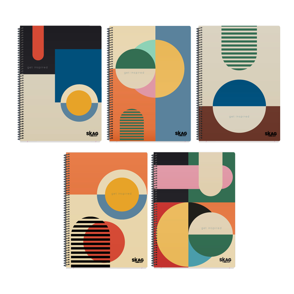 Skag Θεμ.τετρ. Bauhaus a4 2θεμ 80γρ