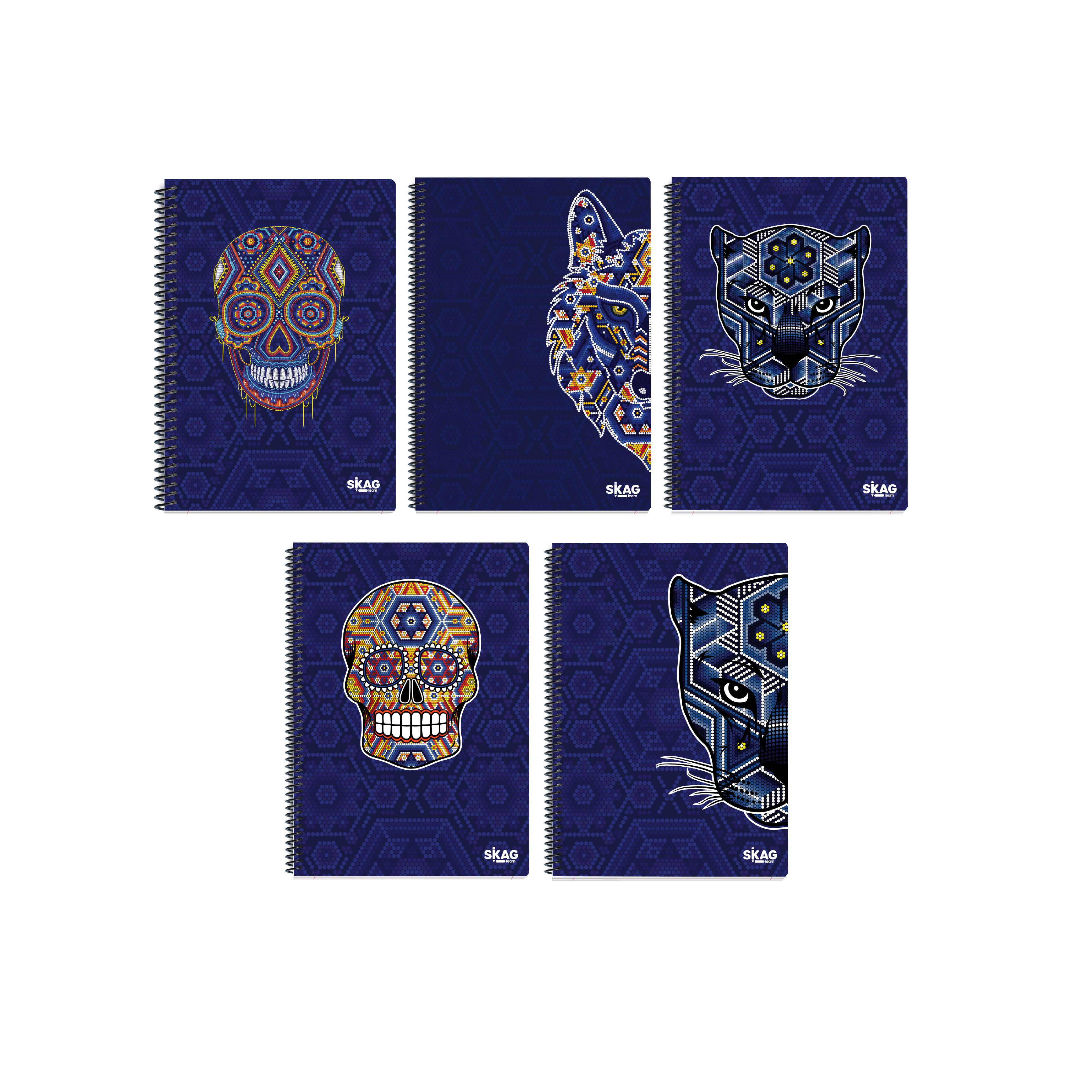 Skag Θεματικά Τετράδια ''Mosaic'' 17x25, 2 Θεμάτων (Διάφορα Σχέδια)
