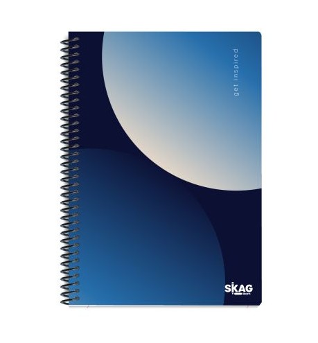 Skag Θεματικά Τετράδια ''Blue Premium'' 17x25, 2 Θεμάτων (Διάφορα Σχέδια)