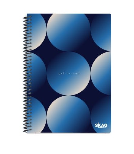 Skag Θεματικά Τετράδια ''Blue Premium'' 17x25, 2 Θεμάτων (Διάφορα Σχέδια)