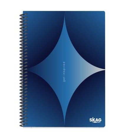 Skag Θεματικά Τετράδια ''Blue Premium'' 17x25, 3 Θεμάτων (Διάφορα Σχέδια)