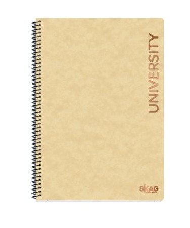 Skag Θεματικά Τετράδια ''University Plus'' 17x25, 3 Θεμάτων (Διάφορα Σχέδια)