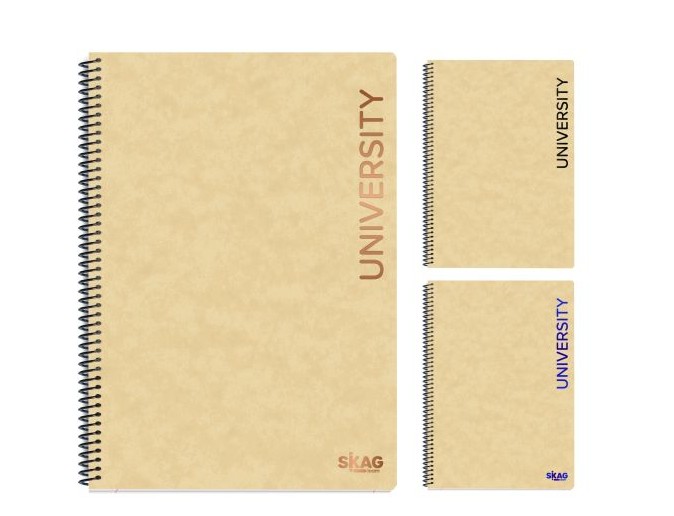 Skag Θεματικά Τετράδια ''University Plus'' Α4, 2 Θεμάτων (Διάφορα Σχέδια)