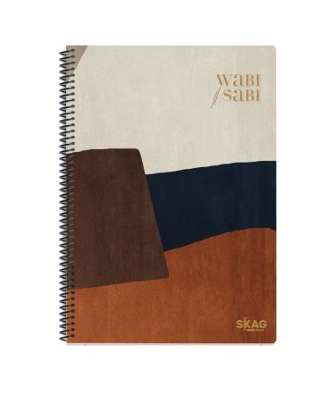 Skag Θεματικά Τετράδια ''Wabi Sabi'' 17x25, 3 Θεμάτων (Διάφορα Σχέδια)