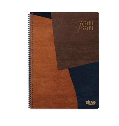 Skag Θεματικά Τετράδια ''Wabi Sabi'' Α4, 3 Θεμάτων (Διάφορα Σχέδια)