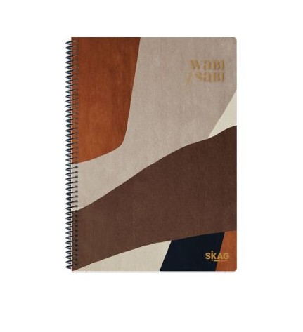 Skag Θεματικά Τετράδια ''Wabi Sabi'' Α4, 3 Θεμάτων (Διάφορα Σχέδια)