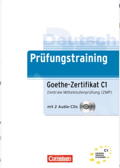 Prufungstraining Goethe – Zertifikat C1