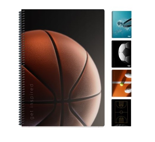 Skag Θεματικά Τετράδια ''Sporty Life' 17x25, 2 Θεμάτων (Διάφορα Σχέδια)