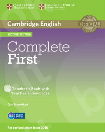 Cambridge - Complete First - Teacher's Book with Teacher's Resources CD-ROM - 2nd Edition