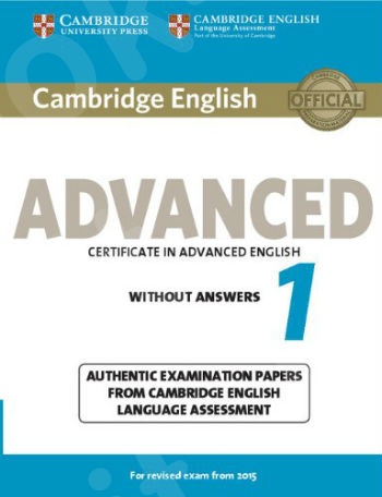 Cambridge - English Advanced 1 - Student's Book without answers - revised 2015