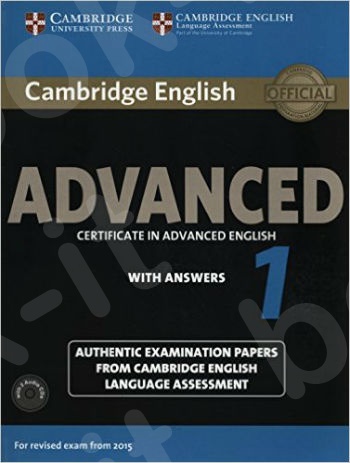 Cambridge - English Advanced 1 - Student's Book Pack (Student's Book with Answers and Audio CDs (2)) - revised 2015
