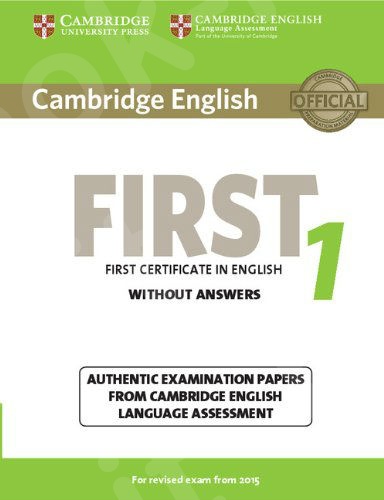 Cambridge - English First 1 - Student's Book without Answers - revised 2015