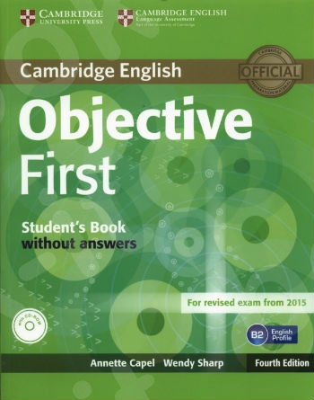 Cambridge - Objective First -Student's Book without answers with CD-ROM - 4th edition