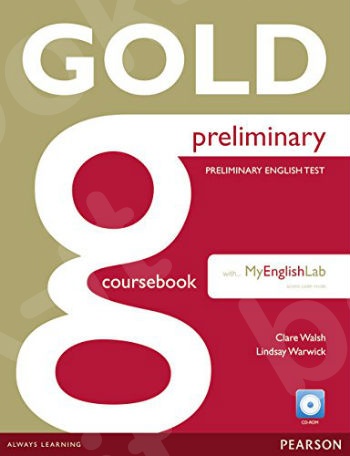 Gold Preliminary - Coursebook with CD-ROM and MyLab Pack
