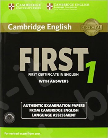 Cambridge - English First 1 - Student's Book Pack (Student's Book with Answers and Audio CDs (2)) - revised 2015