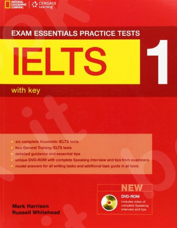 Exam Essentials IELTS Practice Test 1 - Student's Book with Key & Multi-ROM - New