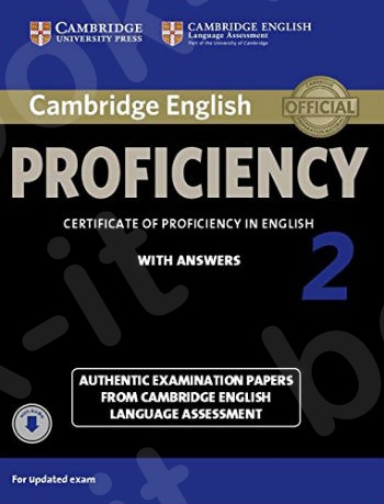 Cambridge - Certificate of Proficiency in English 2 - Self Study Pack (+ on line Audio) - New Updated 2015.