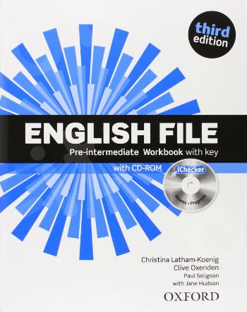 English File Pre-Intermediate  - Workbook With Key and Ichecker 3rd Edition