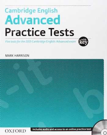 Cambridge English Advanced Practice Tests - With Key and Audio CD Pack- New!!