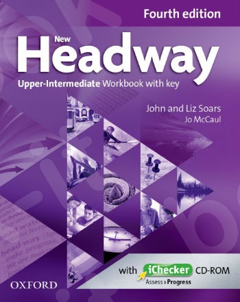 New Headway Upper-Intermediate Fourth Edition -  Workbook With Key & Ichecker CD-ROM Pack