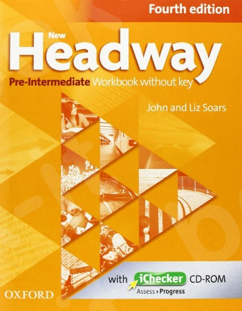 New Headway Pre-Intermediate Fourth Edition -  Workbook Without Key & Ichecker CD-ROM Pack