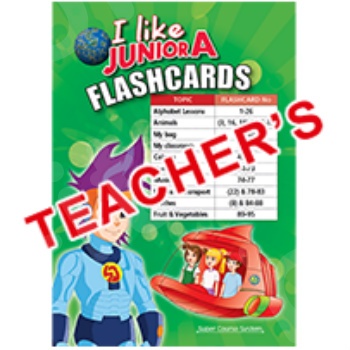 Super Course - I Like Junior A - Flash Cards Καθηγητή