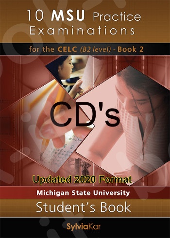 10 MSU Practice Examinations for the B2 Level Book 2 Audio CD's Set of 5 CDs - (Sylvia Kar)2020