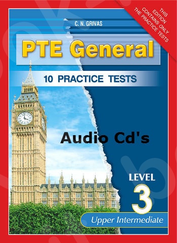 Practice Tests New For PTE General 3 - Audio Cd's (Set of 2)  (Grivas)