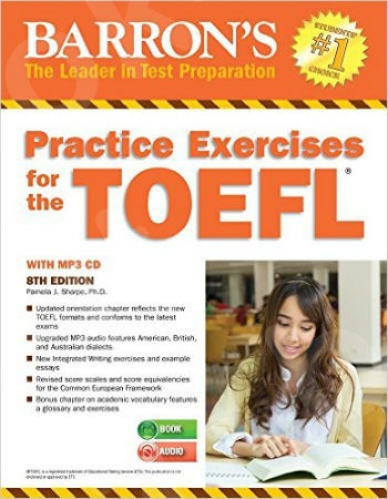Practice Exercises for the TOEFL with MP3 CD, 8th Edition (Barron's Practice Exercises for the Toefl)
