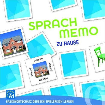 Sprachmemo Deutsch:Zu Hause - Κάρτες για παιχνίδια memory - Hueber Hellas
