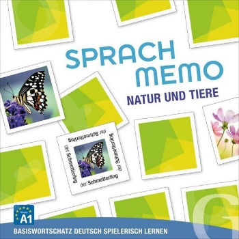 Sprachmemo Deutsch:Natur und Tiere  - Κάρτες για παιχνίδια memory - Hueber Hellas