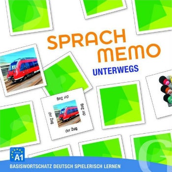 Sprachmemo Deutsch:Unterwegs - Κάρτες για παιχνίδια memory - Hueber Hellas