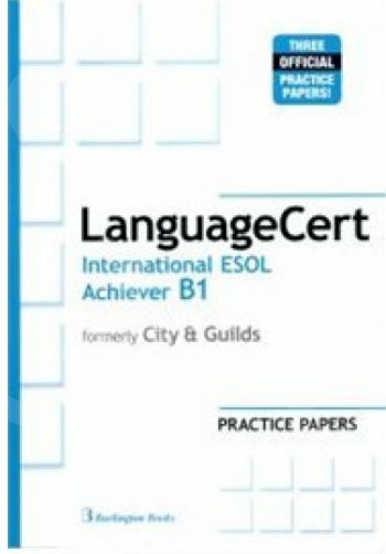 Burlington LanguageCert International ESOL Achiever B1 - Practice Tests  (Βιβλίο Μαθητή) - Νέο !!!