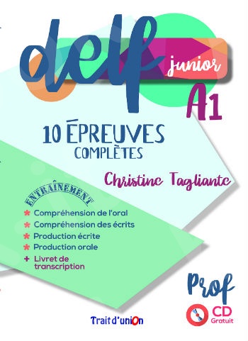 Delf Junior A1 10 Epreuves Completes PROFESSEUR (Καθηγητή)