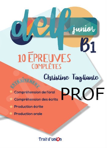 Delf Junior B1 10 Epreuves Completes PROFESSEUR (Καθηγητή)