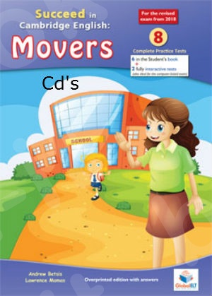 GLOBAL ELT - SUCCEED in Cambridge Movers (2018 Format) - 8 Practice Tests - Audio Cds (3)